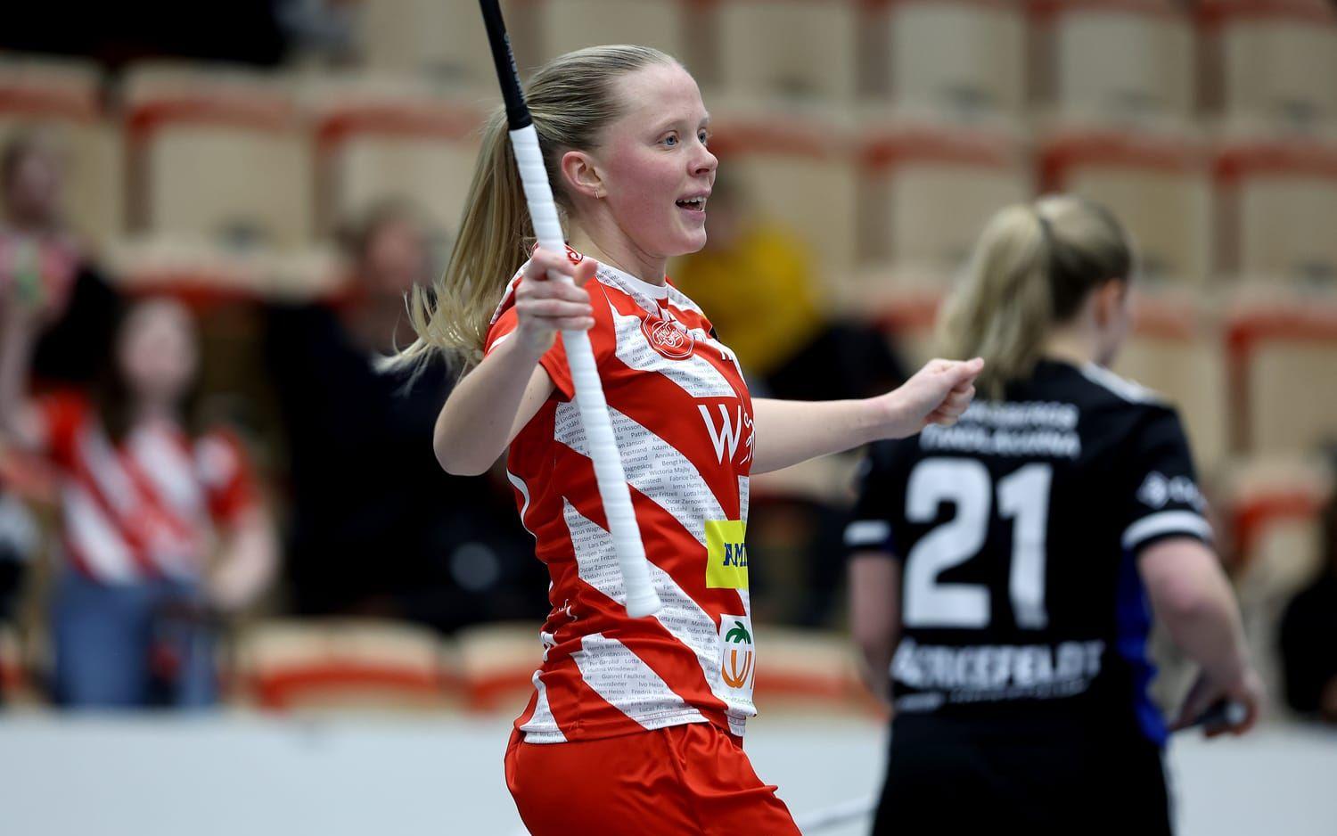 Pixbos Emma Stenberg gjorde stor succé under VM-kvalet i Lettland.