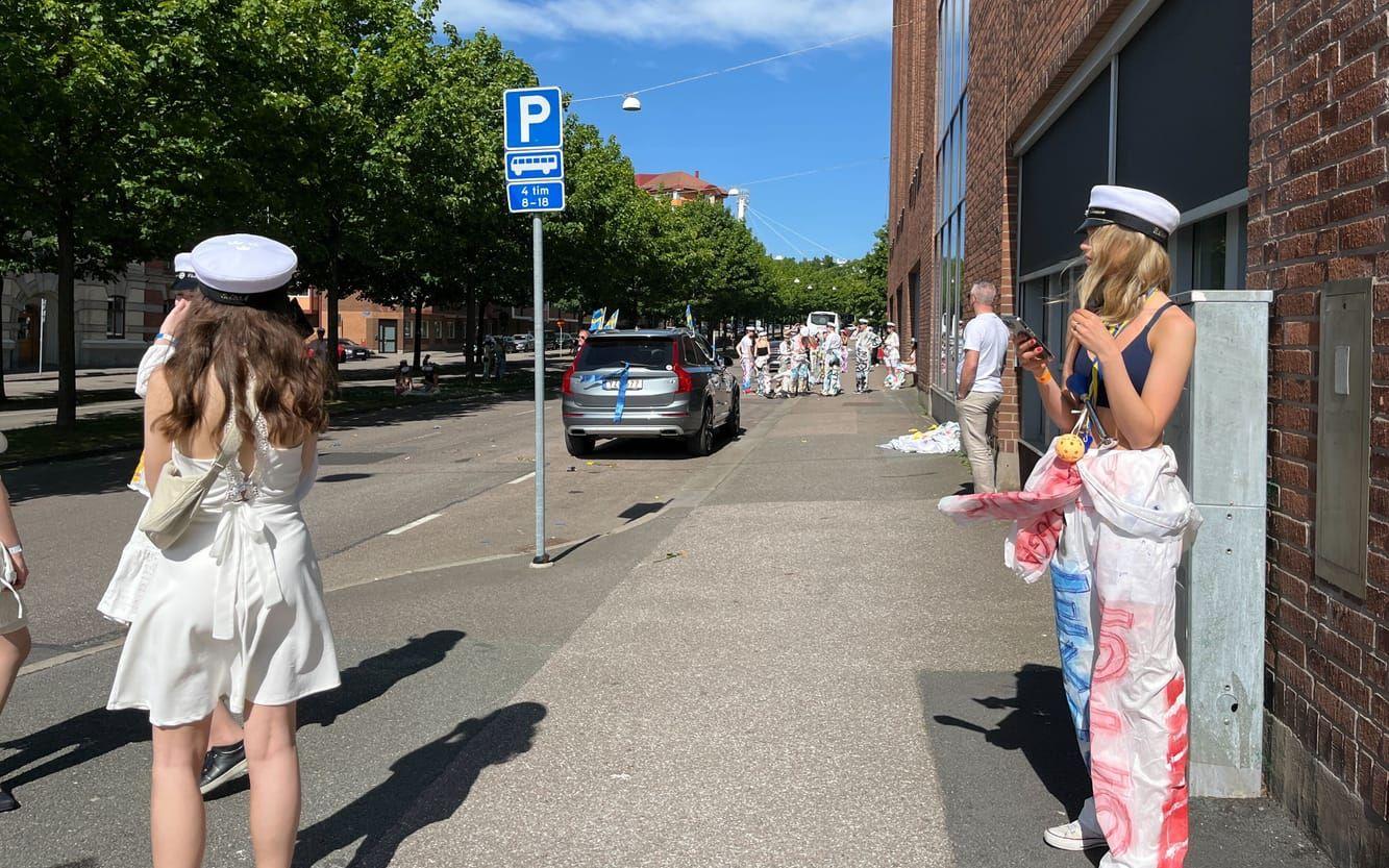 Hulebäcksstudenterna intar Heden i Göteborg.