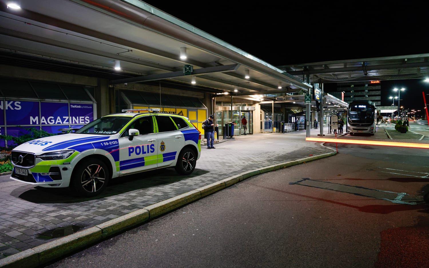 Mannen greps vid landning på Landvetter flygplats. Bilden är en arkivbild och är tagen vid ett annat tillfälle.