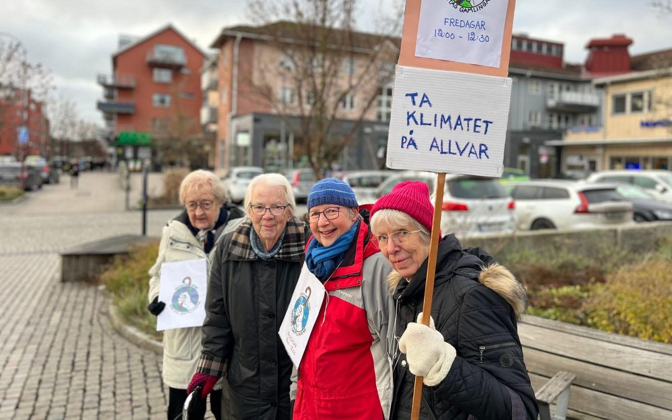 Ingrid Wistedt, 83, Berit Persson, 85, Lina Eiserman Ålund, 71, Inga-Lena Persson, 77.