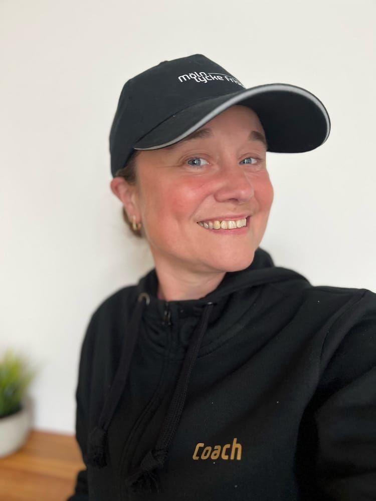 Karin Baljeu Djurback, tränare för U14-laget vid Mölnlycke Frisbee Club.