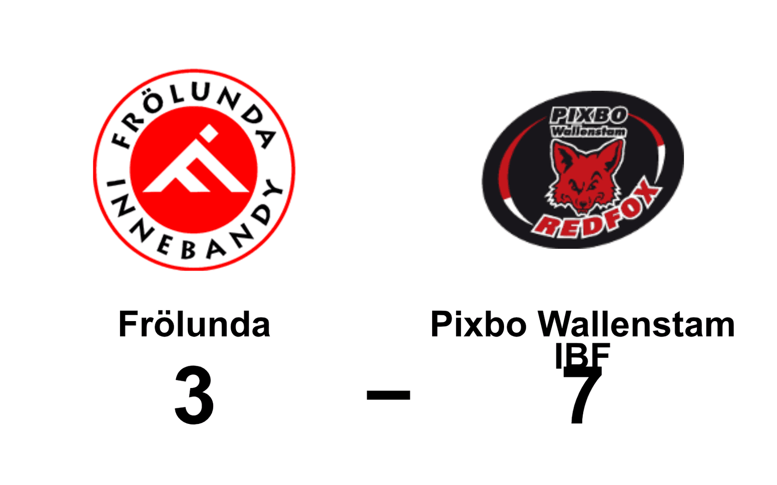 Frölunda IBK förlorade mot Pixbo