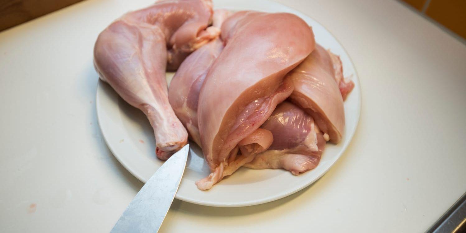 Ett företag måste kasta tusentals kilo kyckling. Bilden hör inte ihop med företaget.