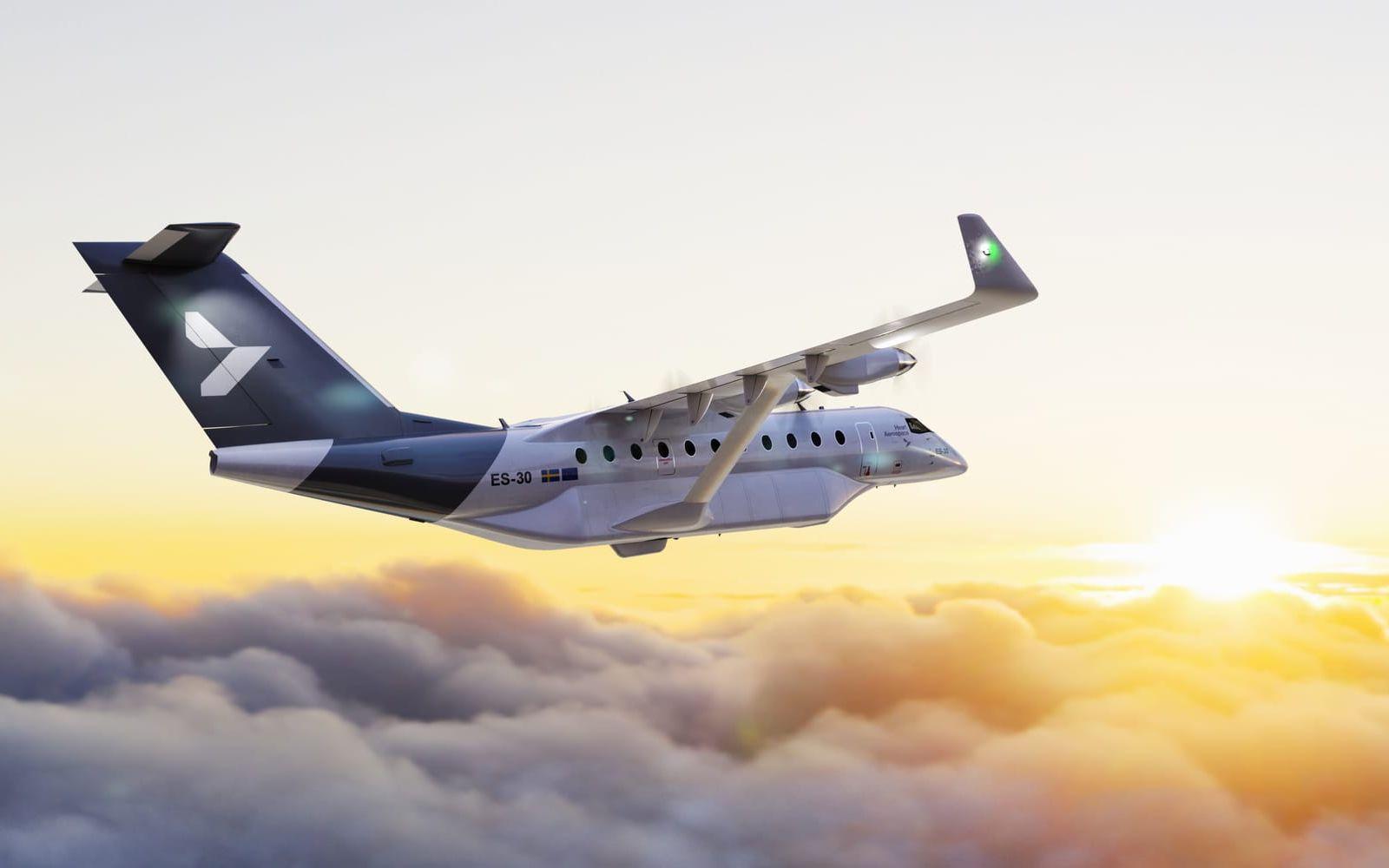 Heart Aerospace utvecklar ES-30, ett eldrivet regionalpassagerarflygplan för 30 passagerare.