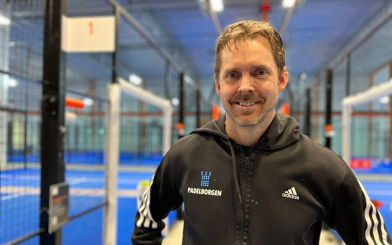 Fd. tennisproffset Johan Brunström tävlar numera i padel. 